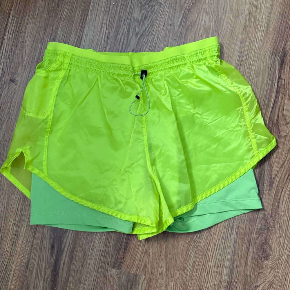 Nike Bright Lime Women's Athletic Shorts